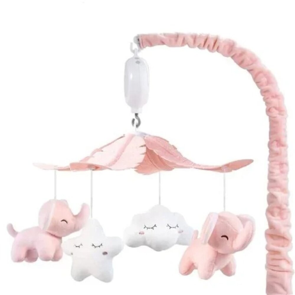 Crib Mobile for Girls with 3 Modes Music Box Turn Only, Music Only, Turn & Music - Picture 1 of 5